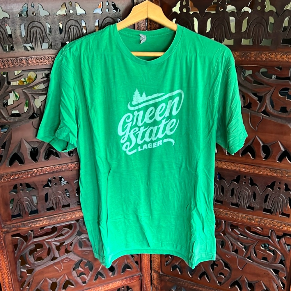 Green state lager t shirt zero gravity